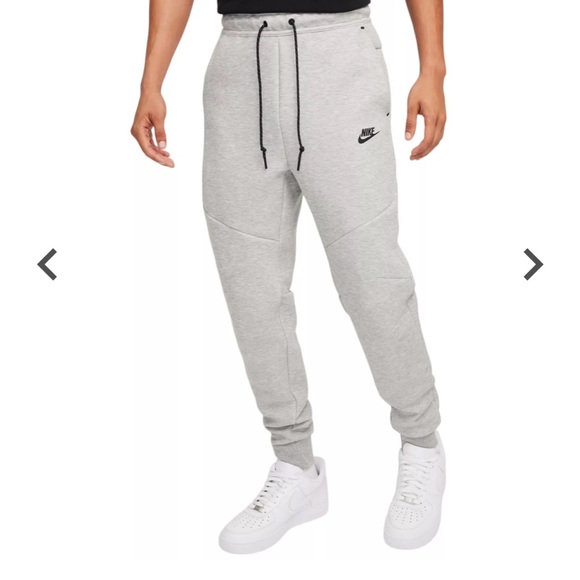 Nike Tech Gray Fleece Joggers Size-XLT - Picture 1 of 8